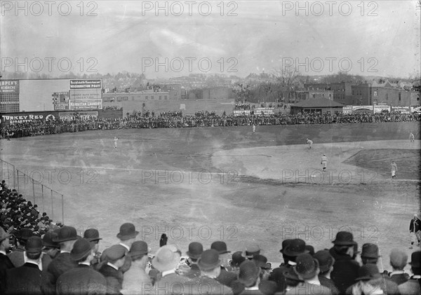 Baseball, Professional - View During Game, 1911.