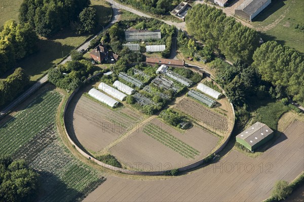 Circular walled garden, Olantigh Park, Kent, 2016.