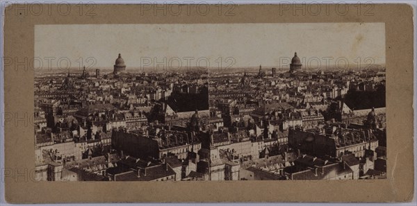 Panorama of the Pantheon, Paris, between 1855 and 1865.