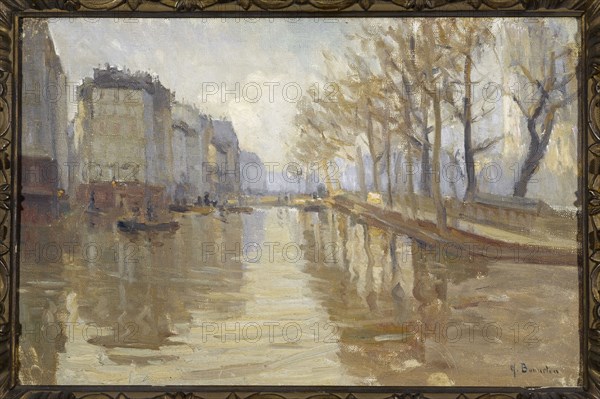 Montebello wharf (floods of 1910), 1910.