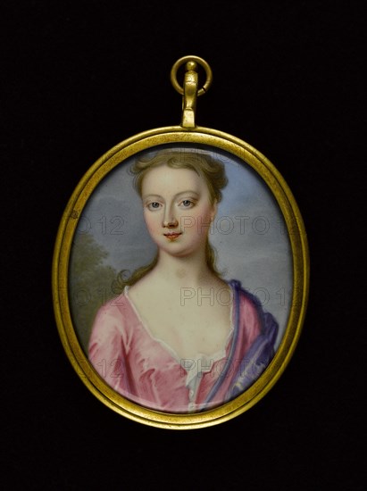 Portrait of a young woman, between 1725 and 1750.