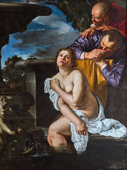 Susanna and the Elders, 1622. Creator: Gentileschi, Artemisia (1598-1653).