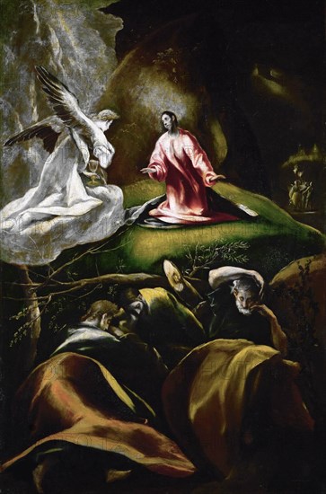 The Agony in the Garden, ca 1608. Creator: El Greco, Dominico (1541-1614).