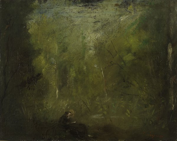 Solitude, la forêt, between 1850 and 1875.