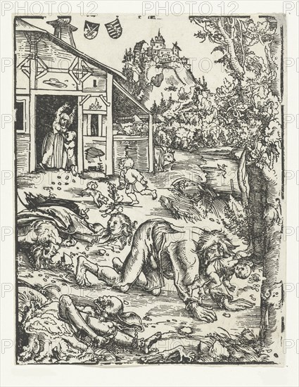 The Werewolf, ca 1510-1515. Private Collection.