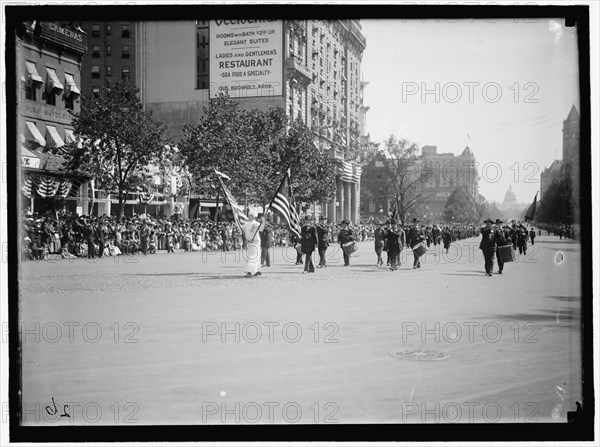 Parade On Pennsylvania Ave, between 1910 and 1921.