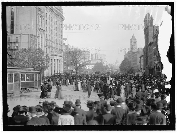 Parade On Pennsylvania Ave, between 1910 and 1921.