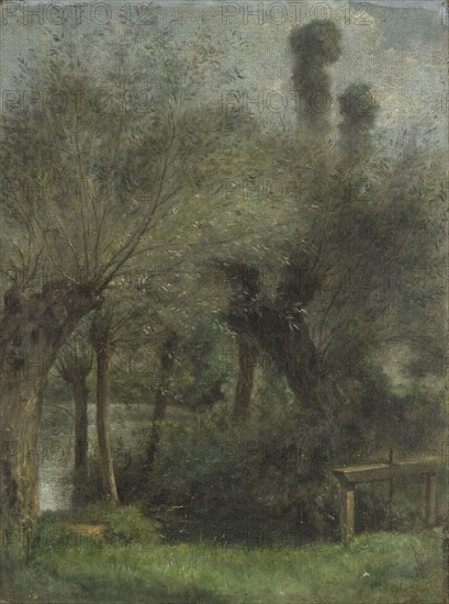 Etang de Jouy-le-Comte près de l'Isle-Adam, c.1866.