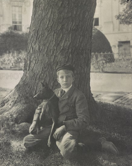 Kermit Roosevelt and his dog Jack, 1902.