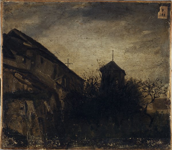 The apse of Saint-Pierre-de-Montmartre, 1828.