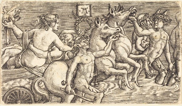 Lovers led by Seagods on Triumph, c. 1520/1525.