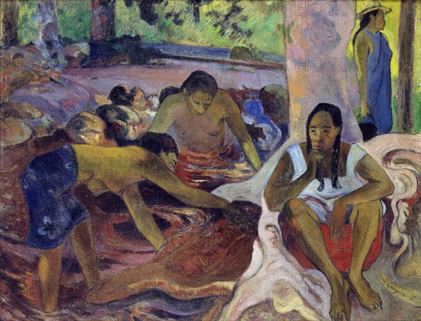 Tahitian fisherwomen, 1891. Creator: Gauguin, Paul Eugéne Henri (1848-1903).