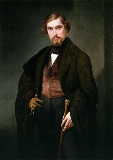 Portrait of Giovanni Presti, 1843. Creator: Coghetti, Francesco (1801-1875).