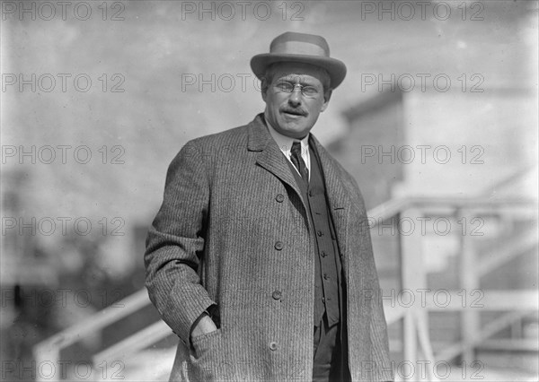 Clapp Hearings - William Flinn of Pittsburgh, 1912. Creator: Harris & Ewing.