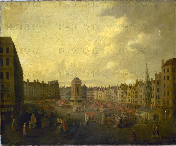 Le marché des Innocents, vers 1791, c1791.
