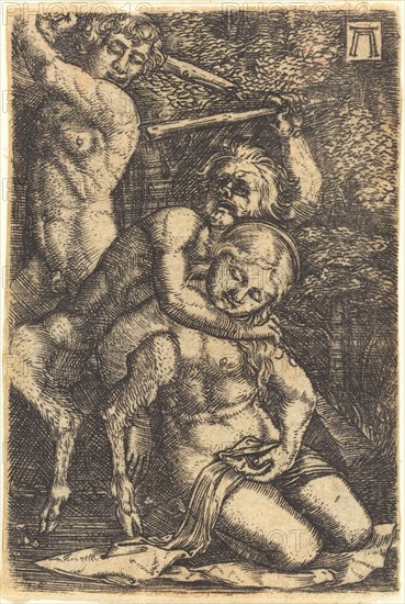 Two Satyrs Fighting about a Nymph, c. 1520/1525.