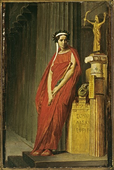 Rachel (1821-1858), en costume de tragédie, c1859.