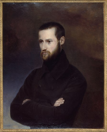 Portrait of Auguste Blanqui (1805-1881), politician, c1835.