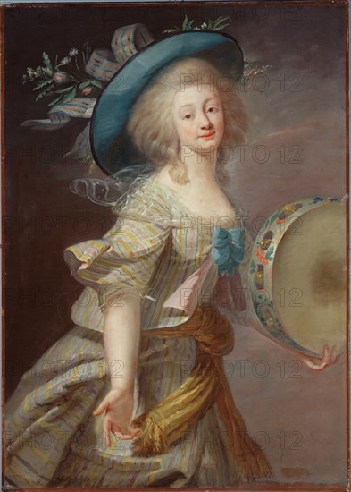 Portrait d'une danseuse, c1780 - 1789.