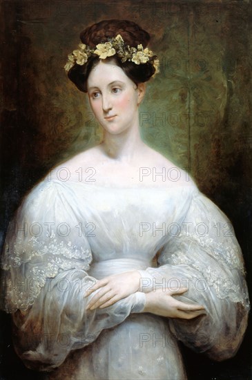 Portrait thought to be Princess Marie of Orléans, 1831.