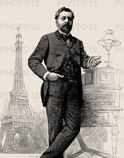 Gustave Eiffel (1832-1923) From Revue illustrée , c. 1889. Private Collection.