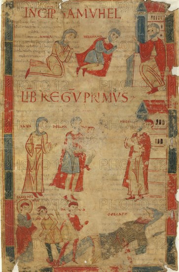 Four Scenes from the First Book of Samuel, late 11th century.