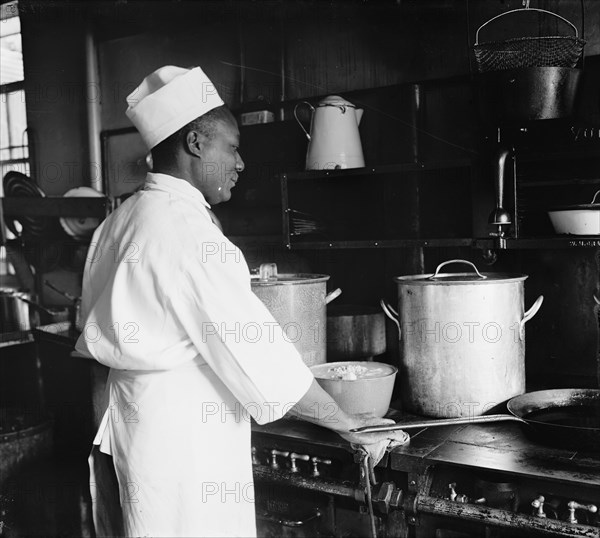 Blue Triangle Chef C.P. Harris, between 1910 and 1920. Creator: Harris & Ewing.