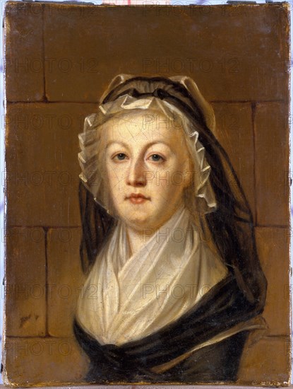 Portrait of Marie-Antoinette at the temple, c1815.