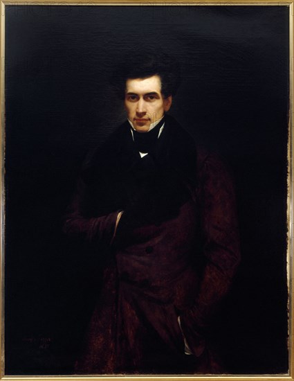 Portrait of Armand Carel (1800-1836), journalist, 1833.