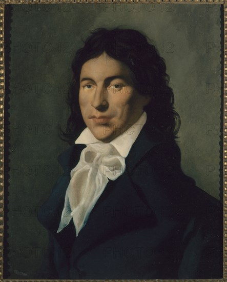 Portrait of Camille Desmoulins (1760-1794), politician, c1790.