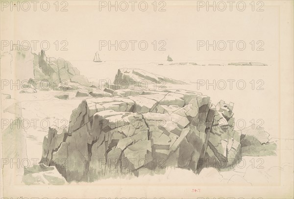 Shag Rocks, Nahant, Massachusetts, 1860-1865.