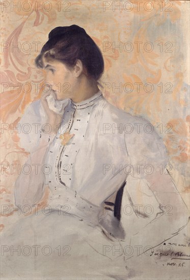 Portrait thought to be of Henriette Chabot, 1886.
