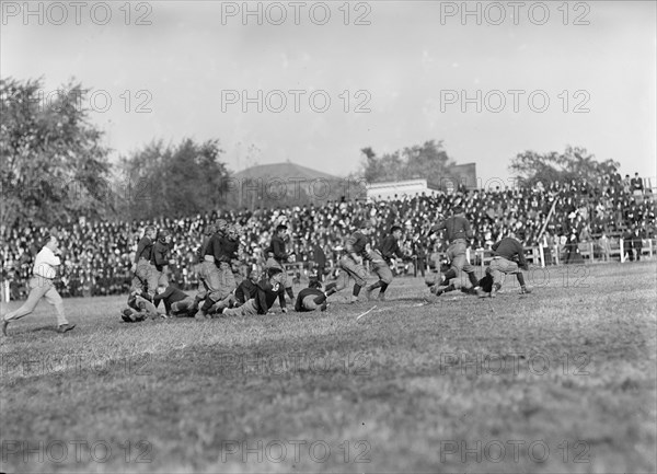 Football - Georgetown-Carlisle Game; Glenn Warner, 1912.