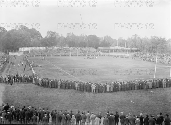 Football - Georgetown-Carlisle Game; Glenn Warner, 1912.