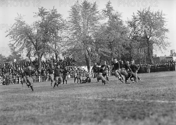 Football - Georgetown-Carlisle Game; Glenn Warner, 1912.