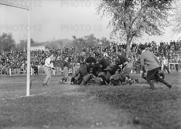 Football - Georgetown-Carlisle Game; Glenn Warner, 1912.