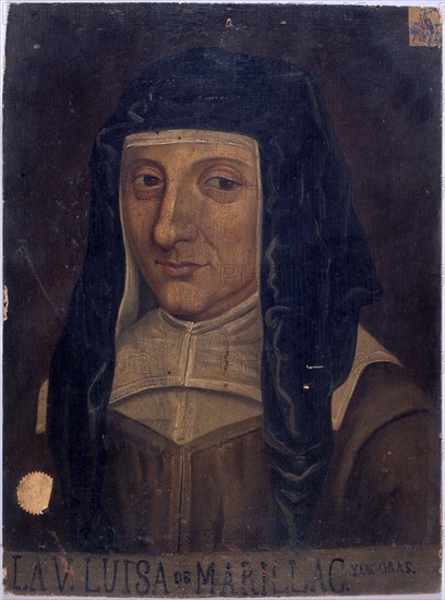 Portrait of Louise Legras, born of Marillac (1591-1622), c1660.