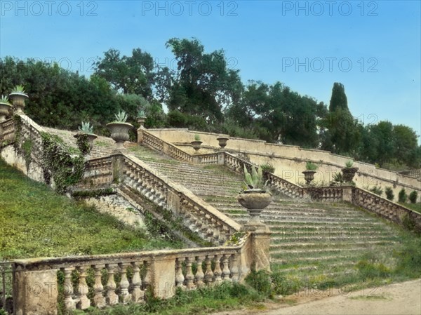 Villa Torlonia, Frascati, Lazio, Italy, 1925. Creator: Frances Benjamin Johnston.