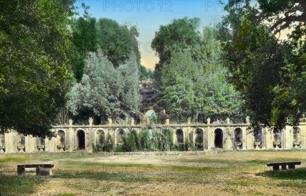 Villa Torlonia, Frascati, Lazio, Italy, 1925. Creator: Frances Benjamin Johnston.