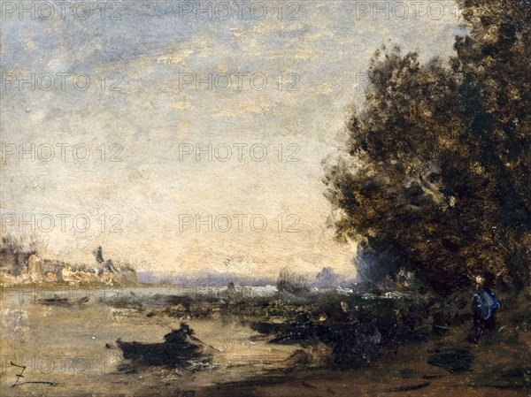 Crépuscule, between 1850 and 1860.