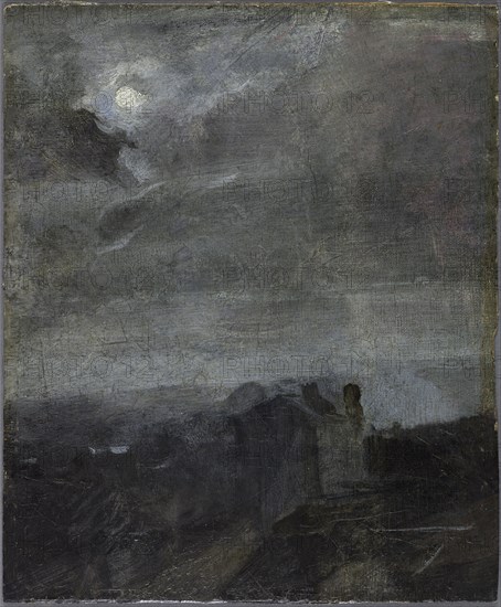 Crépuscule, effet de lune, between 1850 and 1875.