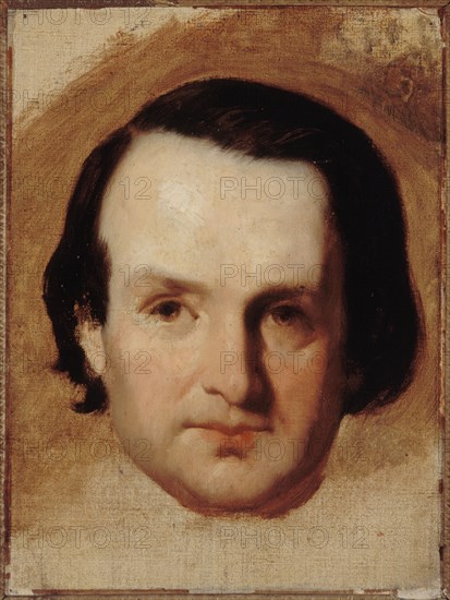 Portrait of Victor Hugo (1802-1885), writer, c1835.