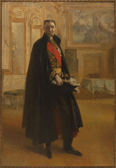 Portrait de Camille Barrère au palais Farnèse, 1906.