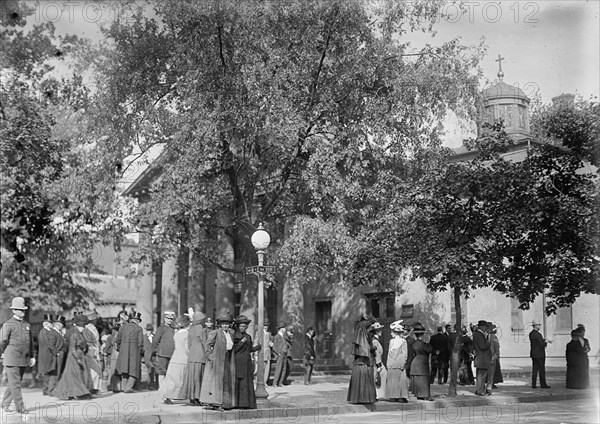 Saint John's P.E. Church - Admiral Schley, Funeral, 1911.