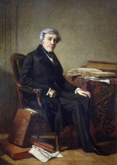 Portrait de Jules Michelet (1798-1874), historien, c1865.