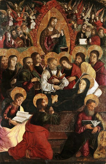 The Dormition of the Virgin, 1492-1494. Creator: Quartararo, Riccardo (1443-1506).