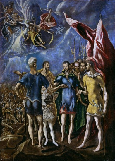 The Martyrdom of Saint Maurice, ca. 1600. Creator: El Greco, Dominico (1541-1614).