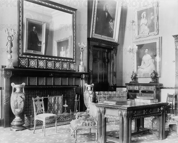 Red Room, White House, Washington, D.C., c1890.