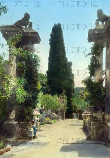 Villa Falconieri, Frascati, Lazio, Italy, 1925.