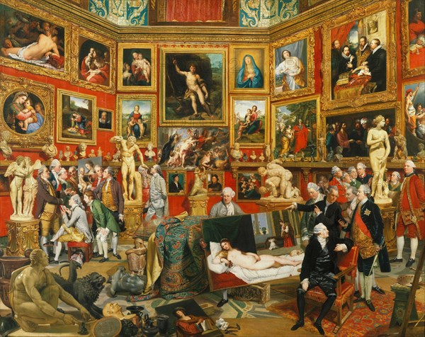 Tribuna degli Uffizi , Between 1772 and 1777. Creator: Zoffani, Johann (1733-1810).